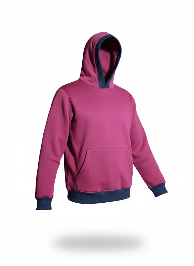 Men's Regular Maroon Pullover Hoodie