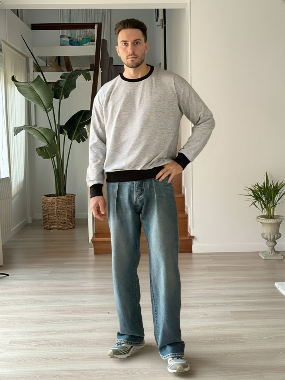 OFF White Relax Fit Oversized Men's Sweatshirt