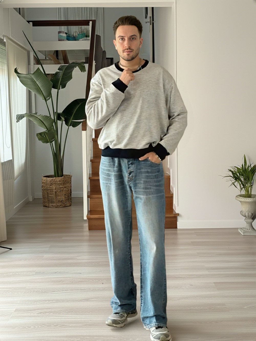 OFF White Relax Fit Oversized Men's Sweatshirt