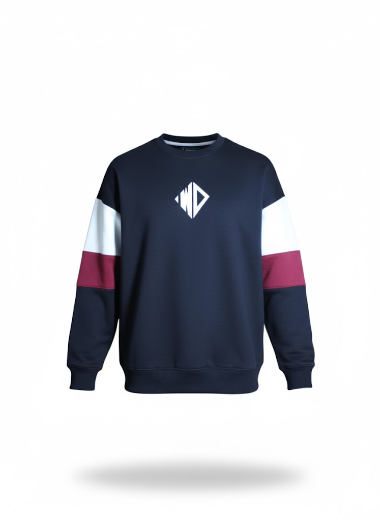 Black Relax Fit Oversized Men's Sweatshirt